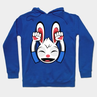 Excited Rabbit Robert Hoodie